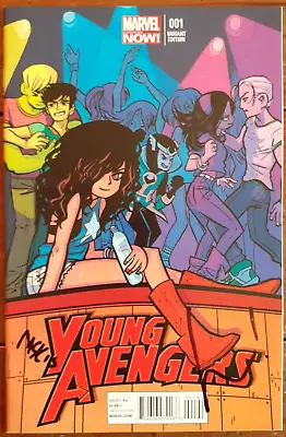 Buy Young Avengers 1, Signed, Variant Cover, Marvel Comics, March 2013, Vf • 15.99£
