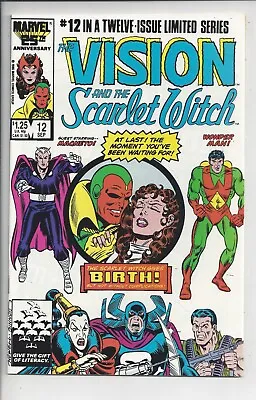 Buy Vision & Scarlet Witch #12 NM (9.6)1986 1st Appearance Of Billy & Tommy Maximoff • 31.53£