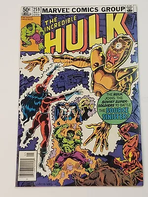 Buy Incredible Hulk 259 NEWSSTAND Origin Of Darkstar And Vanguard Bronze Age 1981 • 6.30£
