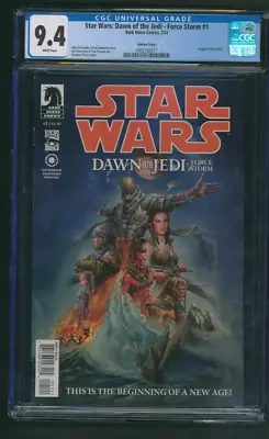 Buy Star Wars Dawn Of The Jedi Force Storm #1 Gonzalo Flores Variant CGC 9.4 • 110.65£