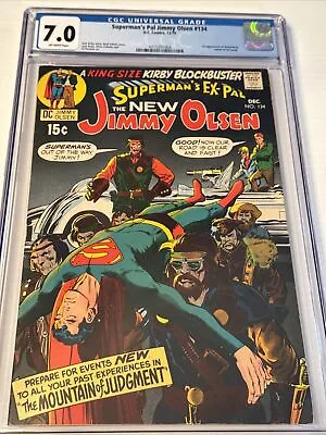 Buy DC Jimmy Olsen #134 CGC 7.0 1st App Darkseid Cameo Silver Age Key Lot • 189.74£