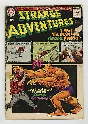 Buy Strange Adventures #180 FR 1.0 1965 1st App. And Origin Animal Man • 83.95£
