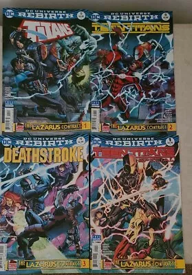 Buy Titans 11, Teen Titans 8 & Specail 1 & Deathstroke 19 (The Lazarus Comtract 1-4) • 9.99£
