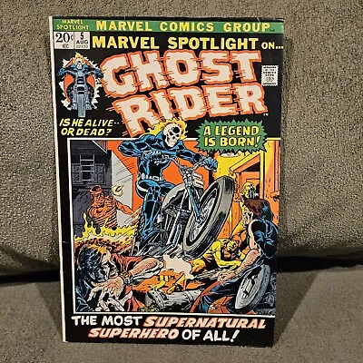 Buy Marvel Spotlight #5  1st Appearance Of Ghost Rider + PSA  10  Marvel Rookie Card • 1,385.26£