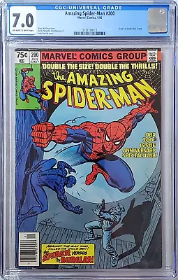 Buy AMAZING SPIDER-MAN #200, CGC 7.0 OFF-WHITE To WHITE PAGES, 1980 MARVEL COMICS • 31.62£