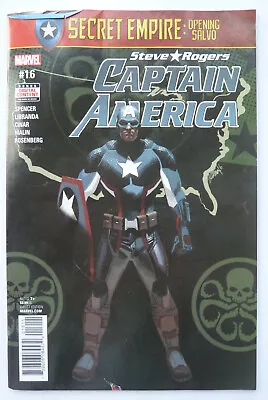 Buy Captain America: Steve Rogers #16 - 1st Printing Marvel June 2017 NM 9.4 • 4.45£