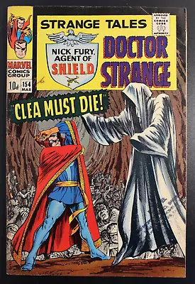 Buy Strange Tales #154 Marvel Comics 1966 Dr. Strange And Nick Fury VG • 18£