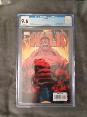 Buy Hulk #1 Cgc 9.6 1st App. Red Hulk Ross Thunderbolts Marvel Comics 2008🔥 • 107.94£
