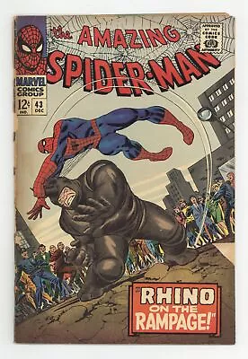 Buy Amazing Spider-Man #43 FR 1.0 1966 1st Full App. Mary Jane • 50.60£
