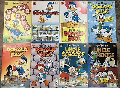 Buy Walt Disney’s Donald Duck #280-283,290,292 & Uncle Scrooge 304,308 Gladstone • 19.76£