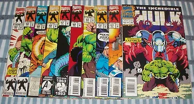 Buy Lot Of 10 The Incredible HULK Comics From #403-411 From 1993 In Nice Condition • 29.18£