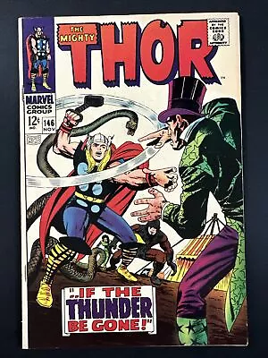 Buy The Mighty Thor #146 Vintage Marvel Comics Silver Age 1st Print 1967 VG *A2 • 11.98£