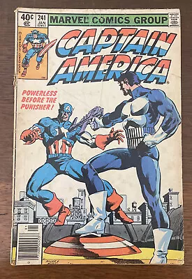 Buy Captain America #241 (Marvel 1980) 1st Battle With Punisher • 20.78£