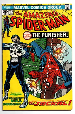 Buy Amazing Spider-Man #129 - 1st Appearance The Punisher - KEY - 1973 - 7.5 - (-VF) • 1,599.04£