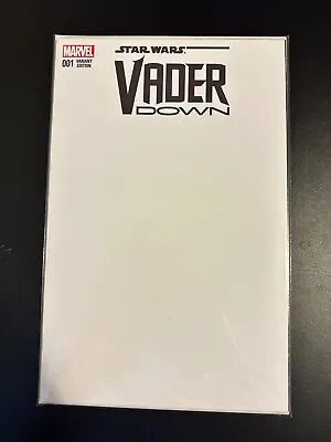 Buy Marvel Star Wars Comic Vader Down No. 1 Blank Cover Variant  • 7£