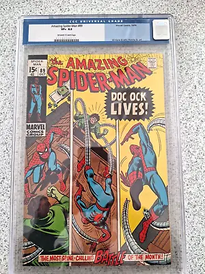Buy Marvel Comics: The Amazing Spider-Man - Dr Octopus Grade 8.5 #89 October 1970 • 125£