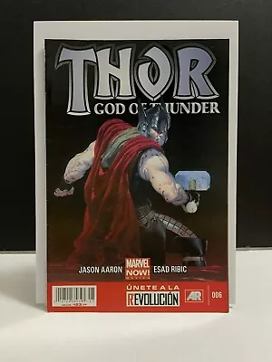 Buy Thor God Of Thunder #7 (Thor #6) Aaron Ribic Marvel Mexico Spanish FN- • 6.35£