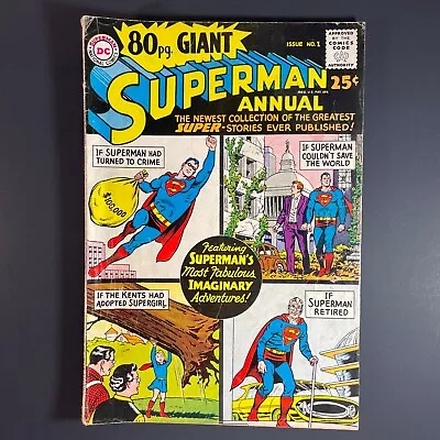 Buy 80-Page Giant 1 Silver Age DC 1964 Superman Comic Book Lois Lane Curt Swan • 23.95£