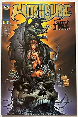 Buy Witchblade #18 - Michael Turner Gold Foil Logo Cover - Family Ties - Top Cow '97 • 11.49£