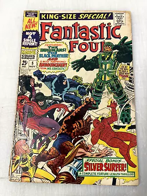 Buy Fantastic Four Annual 4 5 7 11 Lot 4 Silver Age 1st App Psycho-man Marvel Comics • 64.33£
