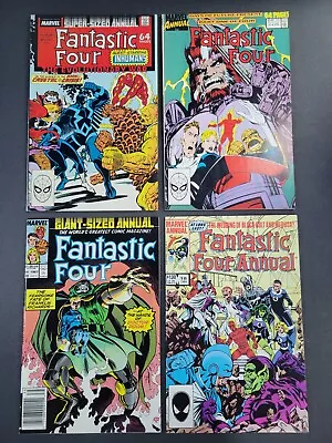 Buy (4) Fantastic Four Annual #18 20 21 23 Lot Run Marvel Comics 1984 1987 1988 1990 • 15.95£