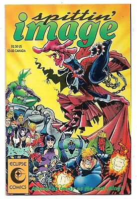 Buy Spittin' Image #1 (One-Shot) Image Comics Parody FN (1992) Eclipse Comics • 10£