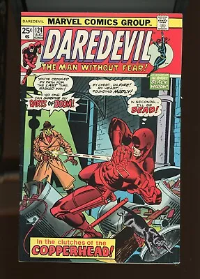 Buy Daredevil #124 - 1st. App. Copperhead (Lawrence Chesney). (8.0) 1975 • 14.95£