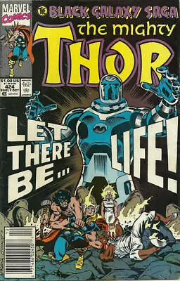 Buy Thor #424 (Newsstand) VF; Marvel | Black Galaxy Saga - We Combine Shipping • 3£