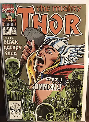 Buy The Mighty Thor #419 1990 Marvel Comic Book  • 5.53£