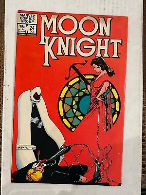 Buy Moon Knight #24  Comic Book  Cover Art By Bill Sienkiewicz • 3.38£