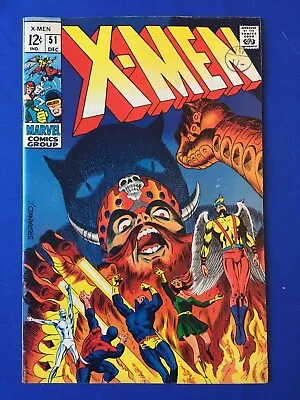Buy X-Men #51 FN+ (6.5) MARVEL ( Vol 1 1968) Steranko Art (C) • 72£