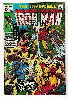 Buy Marvel Comics IRON MAN 27 VG 4.0  Avengers Firebrand • 21.99£