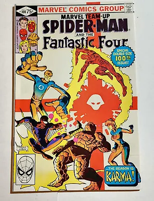 Buy MARVEL TEAM-UP #100 1980 Spider-Man & FF, 1st KARMA New Mutants Frank Miller • 5.49£
