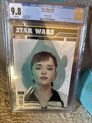 Buy Star Wars #47 (2018) CGC 9.8 ~  Qi'ra Galactic Icons Reis Variant Emilia Clarke • 89.20£