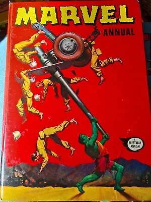 Buy Vintage Marvel Annual Hardback 1972 Hulk Spider-Man Etc Annual • 15£