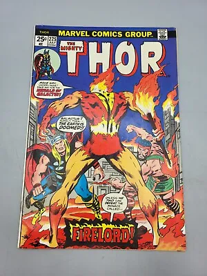 Buy Thor Vol 1 #225 July 1974 The Coming Of The Firelord Illustrated Marvel Comic • 103.08£