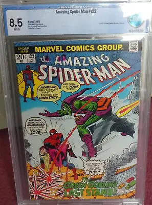 Buy AMAZING SPIDERMAN #122 Cbcs  GRADED (8.5) WHITE PAGES • 499£