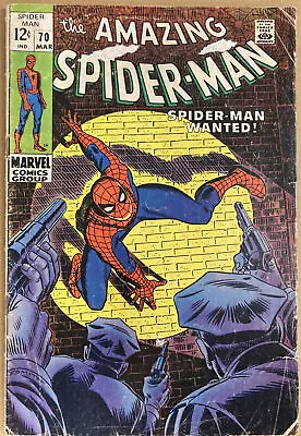Buy Amazing Spider-Man #70 March 1969 1st Appearance Vanessa Fisk Kingpin Appearance • 49.99£