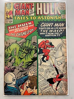 Buy Tales To Astonish #62 1st Appearance The Leader VG-/VG MCU Captain America 4 • 63.32£