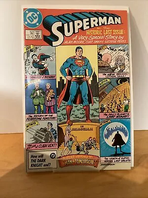 Buy DC COMICS SUPERMAN # 423 - ALAN MOORE GEORGE PEREZ -  1986 - High Grade • 16£
