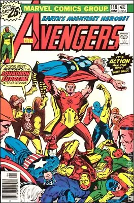 Buy Avengers #148 FN- 5.5 1976 Stock Image Low Grade • 5.61£