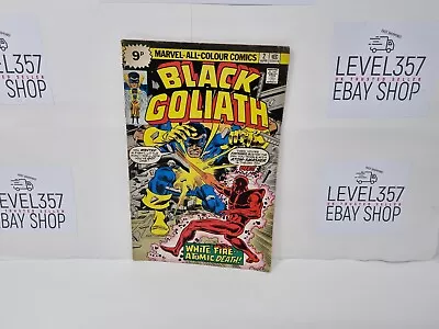 Buy MARVEL COMICS- BLACK GOLIATH 9p  ISSUE  2 APR 1976 - G *FREE UK SHIPPING • 4.75£