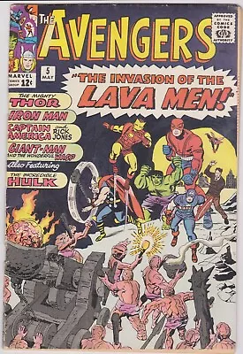 Buy Marvel Avengers #5 1964 VG/F • 219.87£