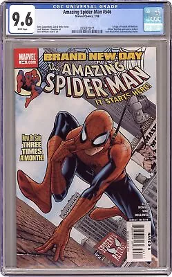 Buy Amazing Spider-Man #546A McNiven 1st Printing CGC 9.6 2008 3956979011 • 70.36£