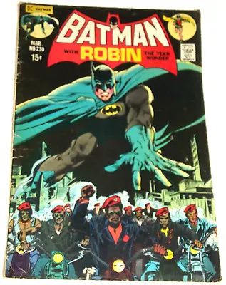 Buy F/VF Batman Robin 230 DC 1971  Take-Over Of Paradise  Comic Book Bronze N Adams • 40.21£