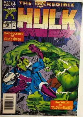 Buy INCREDIBLE HULK #419 (1994) Marvel Comics FINE • 11.09£