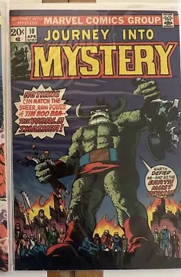 Buy JOURNEY INTO MYSTERY #10 1974 Marvel Comics ED GOLDFARB Bronze Age Vintage VF+ • 10.52£