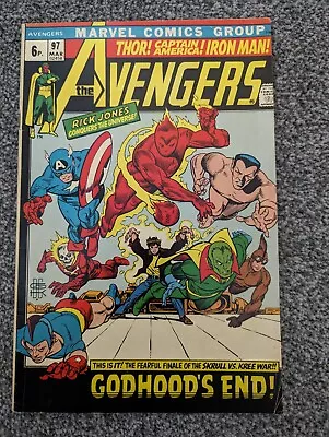 Buy Avengers 97. Marvel 1972. Kree, Skrull, Torch, Namor. Combined Postage • 14.98£