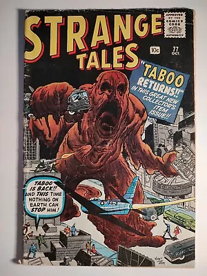 Buy Strange Tales #77,  G/VG 3.0, Atlas 1960, Kirby/Ditko/Ayers Monster/Sci-Fi 🔥🔥  • 69.73£