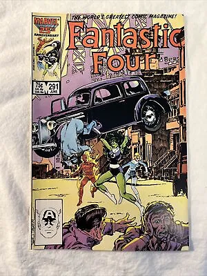 Buy Fantastic Four #291 Comic Book Marvel  Inspired Action Comics #1 Cover 1986 • 12£